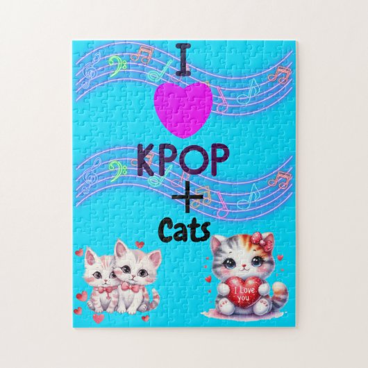 I Love K-pop パズル (縦)