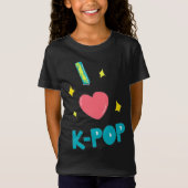 I LOVE K-POP Tシャツ (正面)