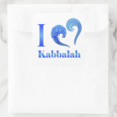 I love Kabbalah Rectangular Sticker スクエアシール (バッグ)