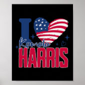 I Love Kamala Harris ポスター (正面)