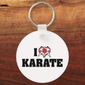 I Love Karate Keychain キーホルダー (正面)