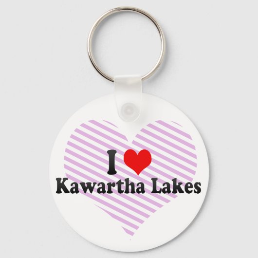 I Love Kawartha Lakes, Canada キーホルダー (正面)