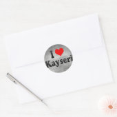 I Love Kayseri, Turkey ラウンドシール (封筒)