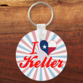I Love Keller,テキサス州 キーホルダー (正面)