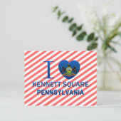 I Love Kennett Square, PA ポストカード (スタンド正面)