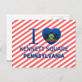I Love Kennett Square, PA ポストカード (正面/裏面)
