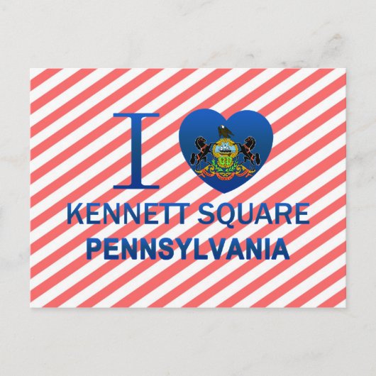 I Love Kennett Square, PA ポストカード (正面)