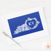I Love Kentucky州 長方形シール (封筒)