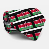 I Love Kenya and "Hakuna Matata"アートプリント ネクタイ (ロール)