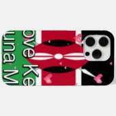 I Love Kenya and "Hakuna Matata"アートプリント Case-Mate iPhoneケース (裏面 (横))