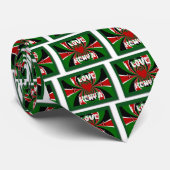 I Love Kenya Hakuna Matata Gives ネクタイ (ロール)