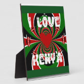 I Love Kenya Hakuna Matata Gives フォトプラーク (側面)