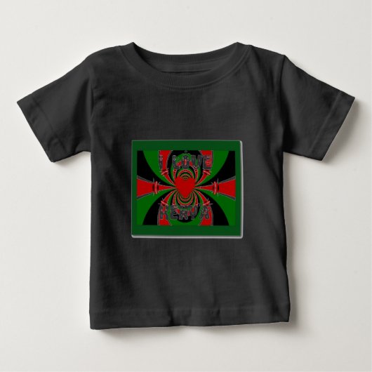 I Love Kenya Hakuna Matata Gives ベビーTシャツ (正面)