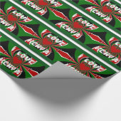 I Love Kenya Hakuna Matata Gives ラッピングペーパー (角)