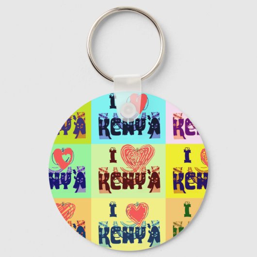 I love Kenya.png キーホルダー (正面)