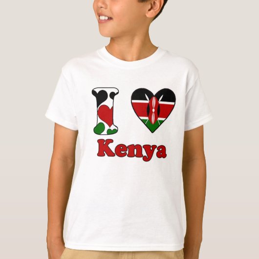 I love Kenya Tシャツ (正面)