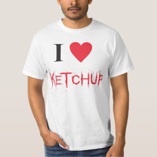 I love ketchup tシャツ