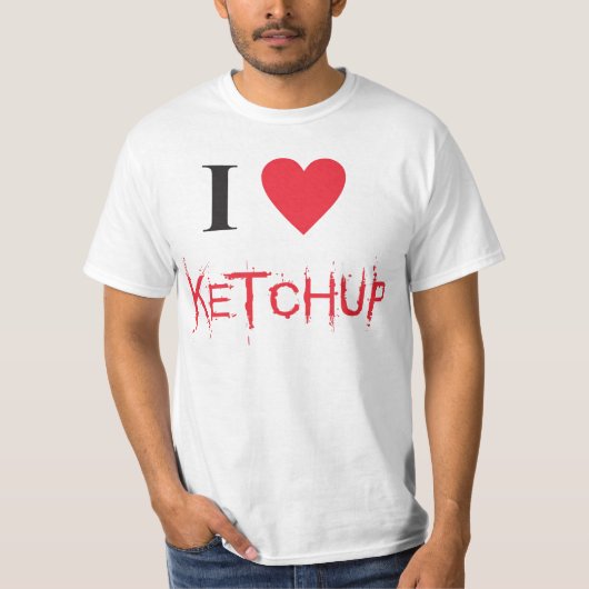 I love ketchup tシャツ (正面)