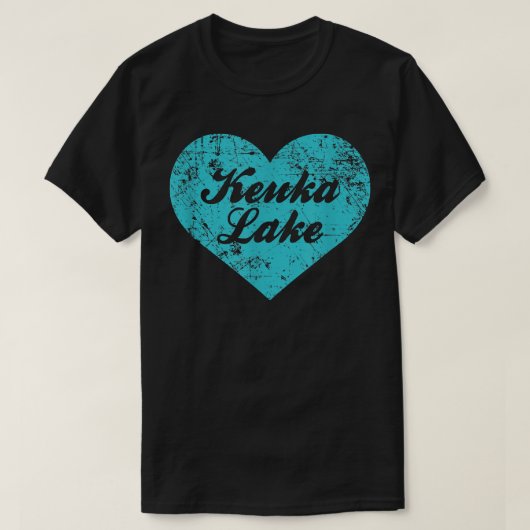 I Love Keuka Lake, New York Camping Gift  Tシャツ (デザイン正面)