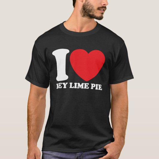 I Love Key Lime Pie Tシャツ (正面)