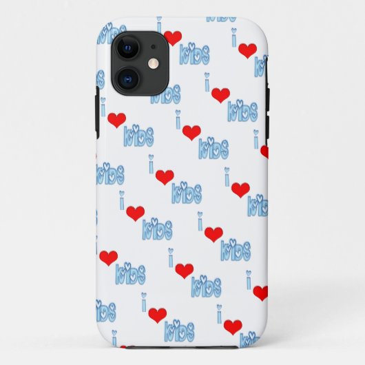 I Love Kids iPhone 5ケース Case-Mate iPhoneケース (裏面)