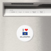 I Love Killington Vermont マグネット (インサイチュ (食洗機))