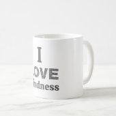 I Love Kindness Coffee Mug コーヒーマグカップ (正面右)