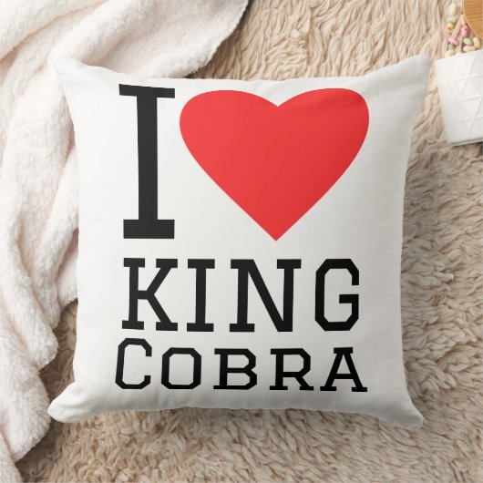I love king cobra クッション (ブランケット)