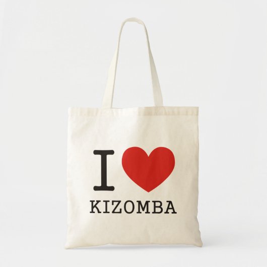 I love Kizomba トートバッグ (正面)