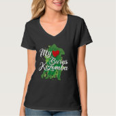 I love Kizomba Latin America Bachata dance lessons Tシャツ (正面)