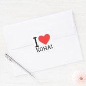 I love kohai square sticker スクエアシール (封筒)