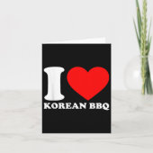 I Love Korean Bbq カード (正面)