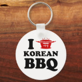 I Love Korean BBQ (고기구이) キーホルダー (正面)