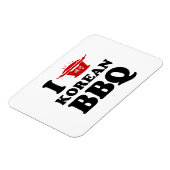 I Love Korean BBQ (고기구이) マグネット (左側)