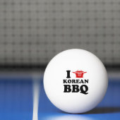 I Love Korean BBQ (고기구이) 卓球ボール (ネット)