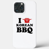 I Love Korean BBQ (고기구이) Case-Mate iPhoneケース (裏面)