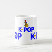 ♥I Love KPop Fabulous クラシックWhite コーヒーマグカップ (中央)