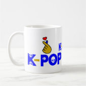 ♥I Love KPop Fabulous クラシックWhite コーヒーマグカップ (左)