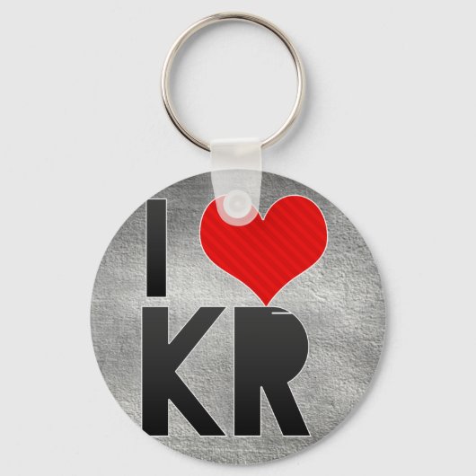 I Love KR キーホルダー (正面)