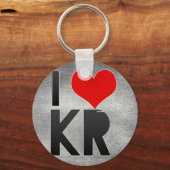 I Love KR キーホルダー (正面)
