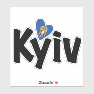I Love Kyiv, Україна, Ukraine シール