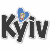 I Love Kyiv, Україна, Ukraine シール (正面)