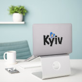 I Love Kyiv, Україна, Ukraine シール (デスク上のノートパソコン)