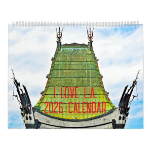 I LOVE L.A. 2026年 カレンダー