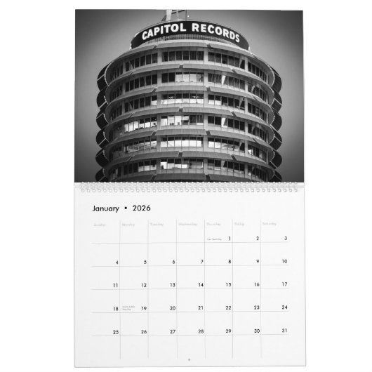 I LOVE L.A. 2026 Calendar カレンダー (1月 2026)