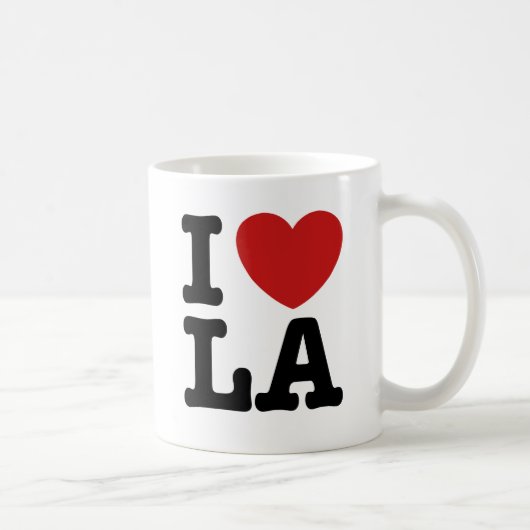 I Love LA コーヒーマグカップ (右)