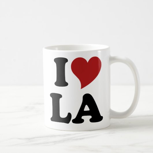 I Love LA コーヒーマグカップ (右)