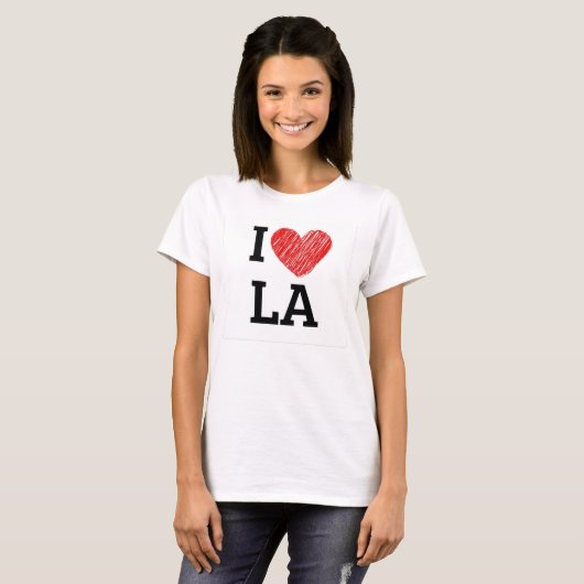 I Love LA"ティー Tシャツ (正面フル)