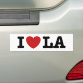 I Love LA バンパーステッカー (車上)