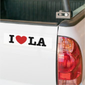 I Love LA バンパーステッカー (トラック上)